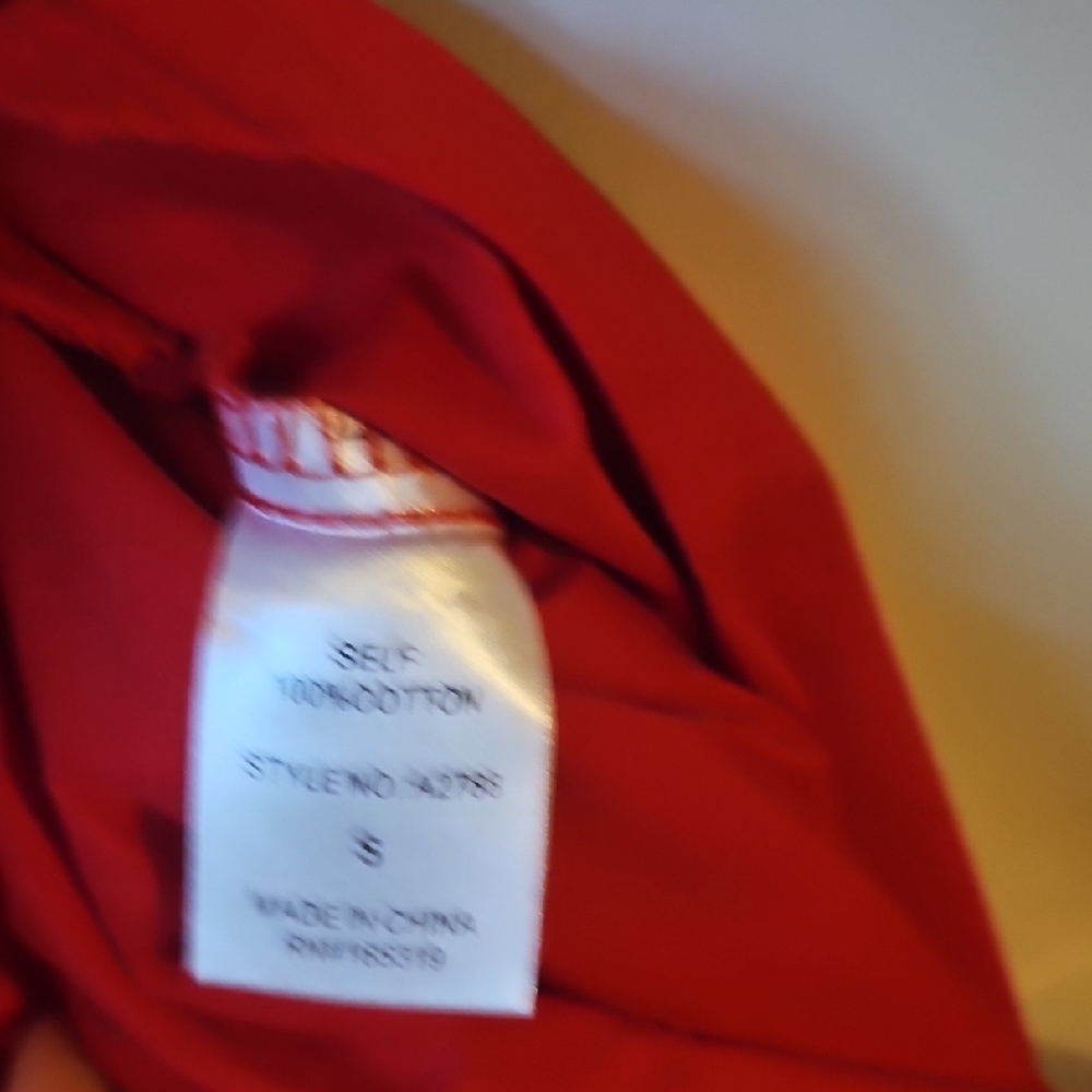 Red Ruffled Women's Jumpsuit - Picture 8 of 8